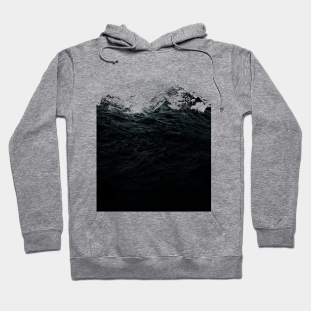 Those Waves Where Like Mountains Hoodie by astronaut